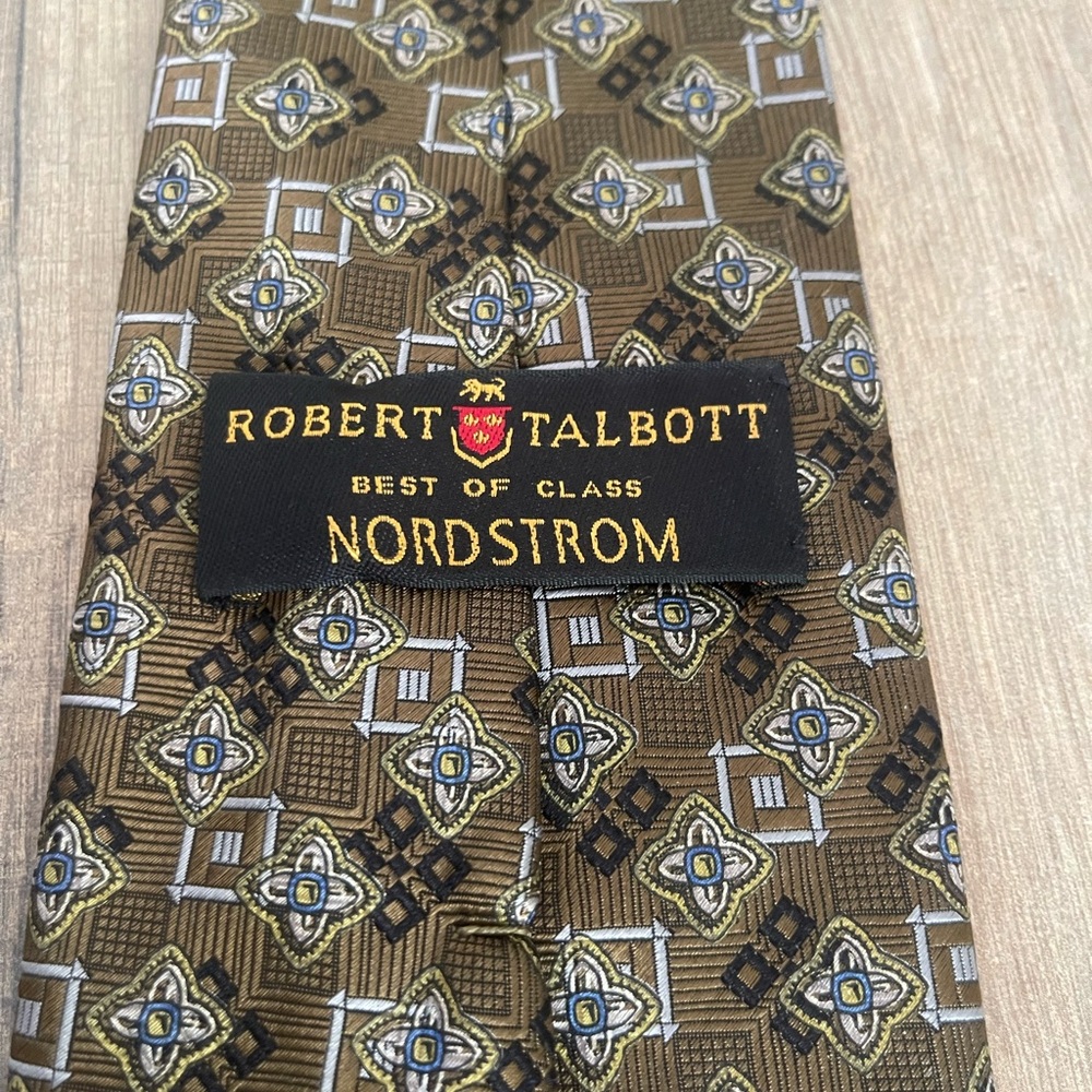 Robert Talbott Men's Brown Patterned Tie - image 2